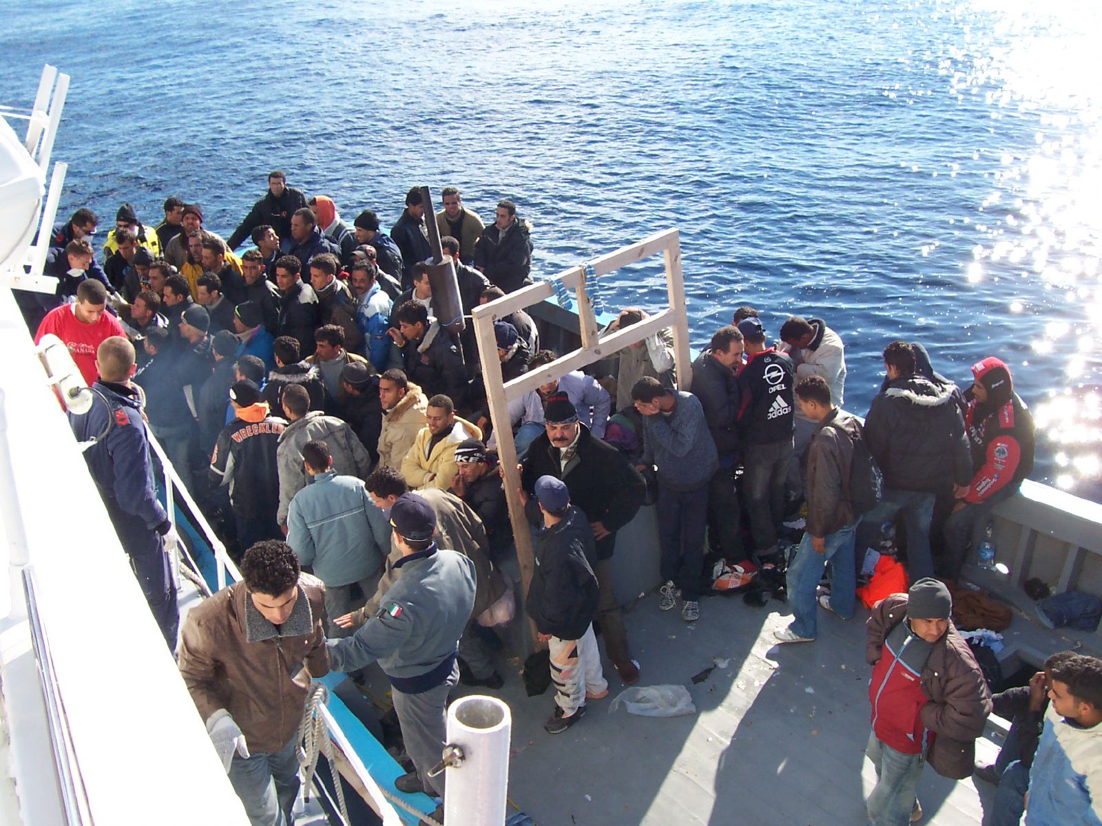 Lampedusa Fluechtlinge