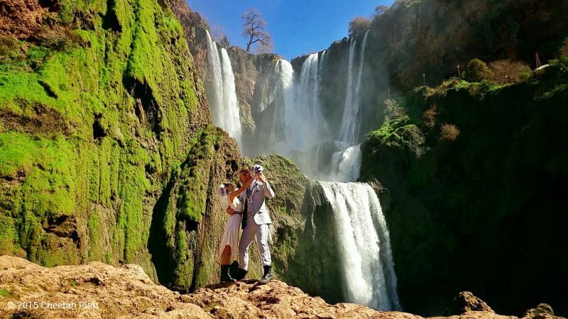 Cheetah Platt Rhian Woodyard Akrobatenpaar Weltreise Hochzeit