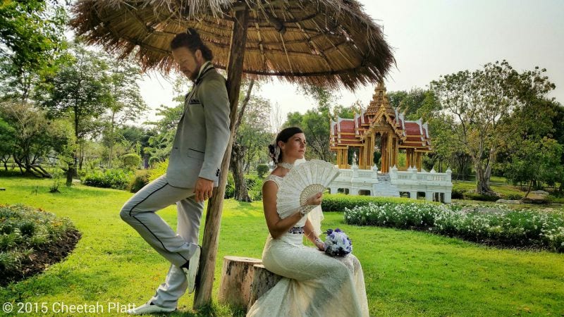 Cheetah Platt Rhian Woodyard Akrobatenpaar Weltreise Hochzeit