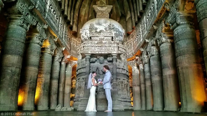 Cheetah Platt Rhian Woodyard Akrobatenpaar Weltreise Hochzeit
