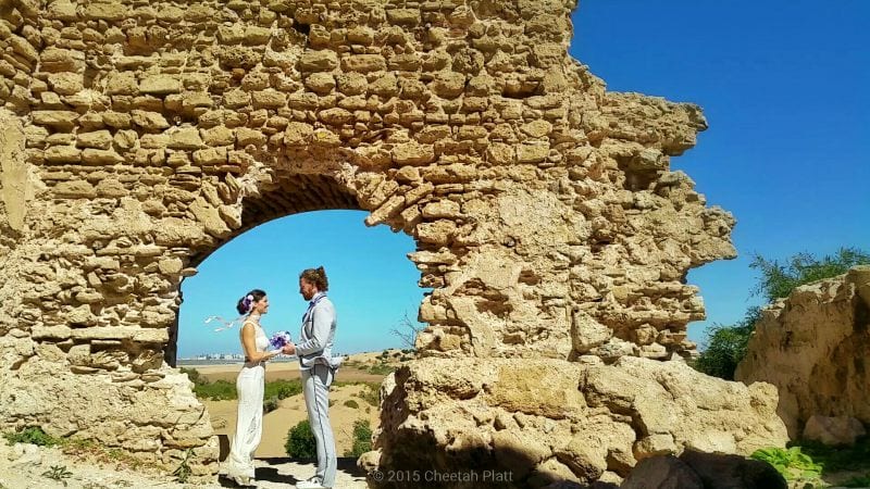 Cheetah Platt Rhian Woodyard Akrobatenpaar Weltreise Hochzeit
