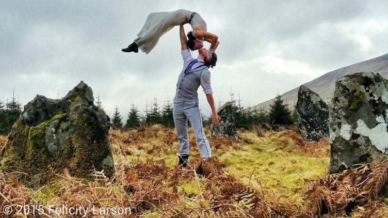 Cheetah Platt Rhian Woodyard Akrobatenpaar Weltreise Hochzeit