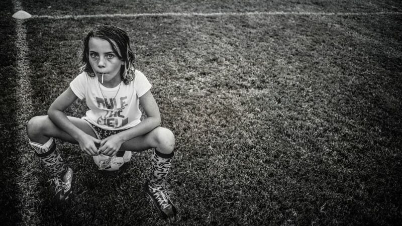 Fußball und Lutscher