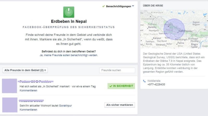 NepalFacebookScreenshot