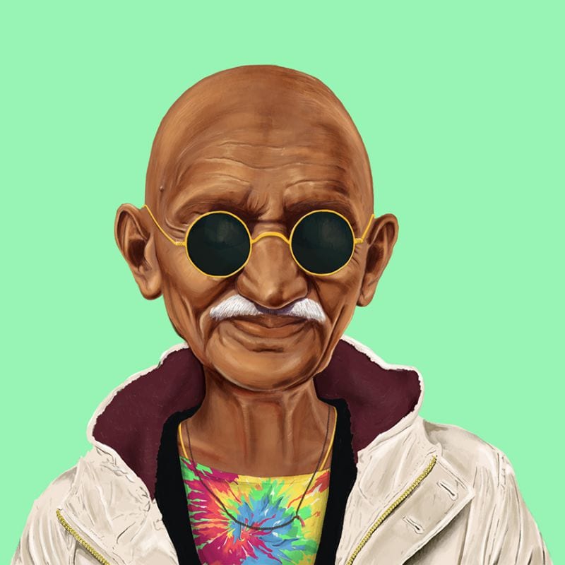 Amit Shimoni Hipster Merkel Queen Mandela Gandhi Hipstory