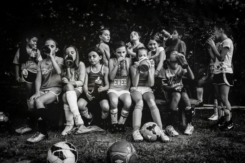 water break soccer Team