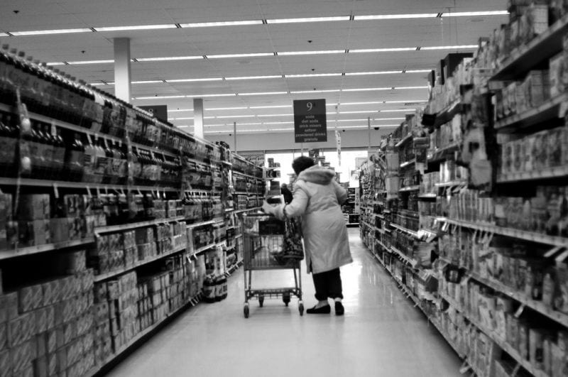 Liste-Supermarkt-Einkaufen