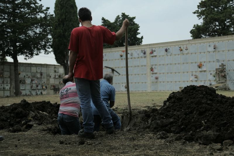 Exhumierung Sizilien