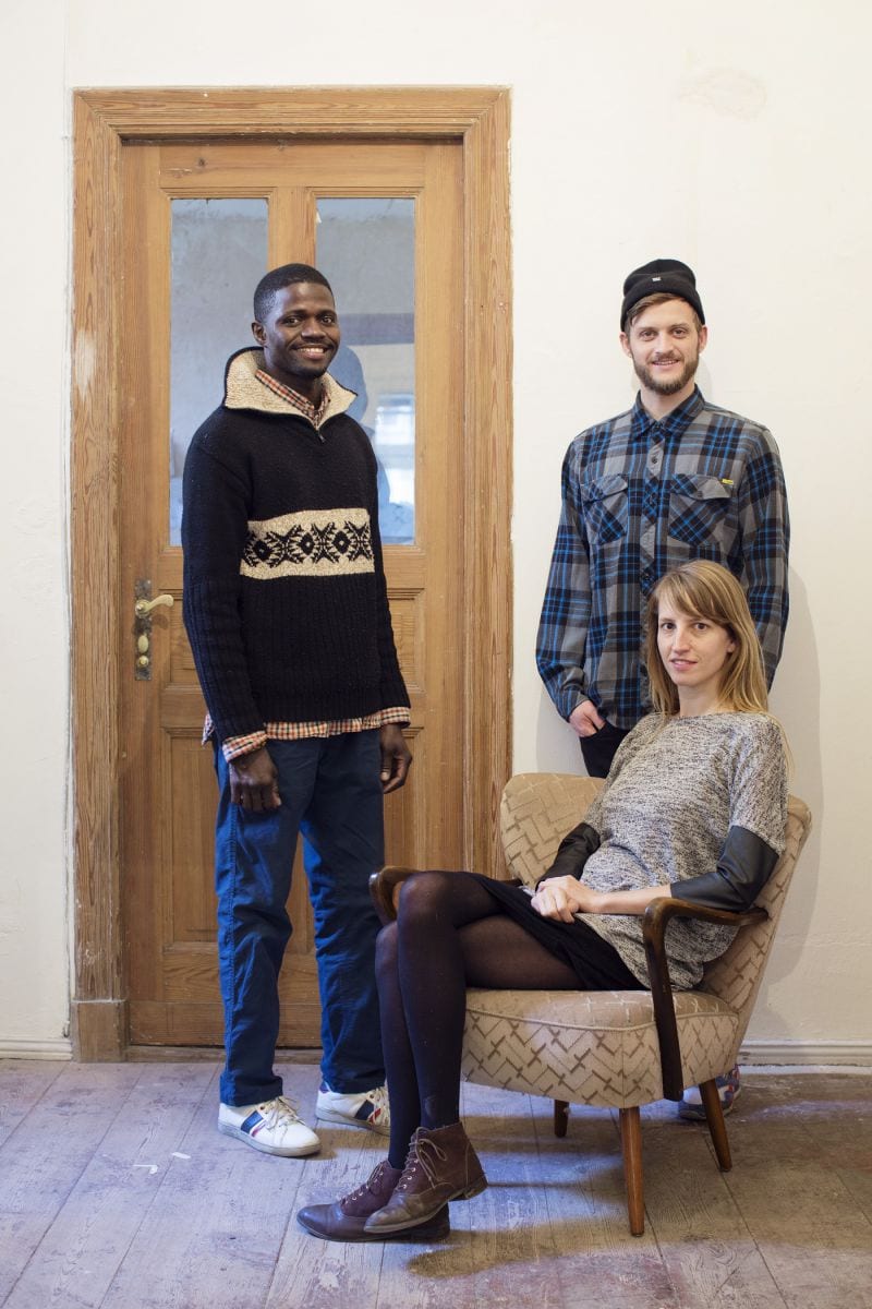 Flüchtlinge Willkommen Mareike Jonas und Bakary Bild 4