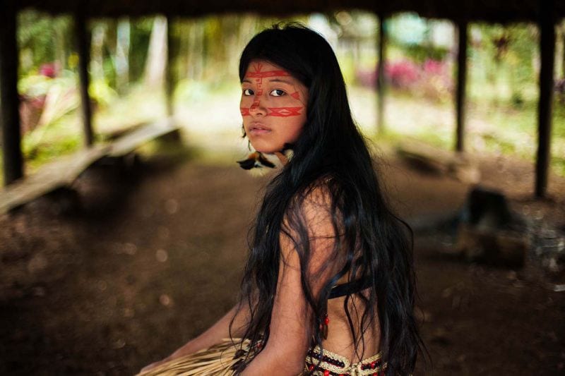 Kichwa woman in Amazonia