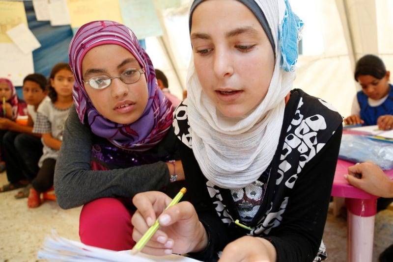 Schule Lernen Flüchtlinge