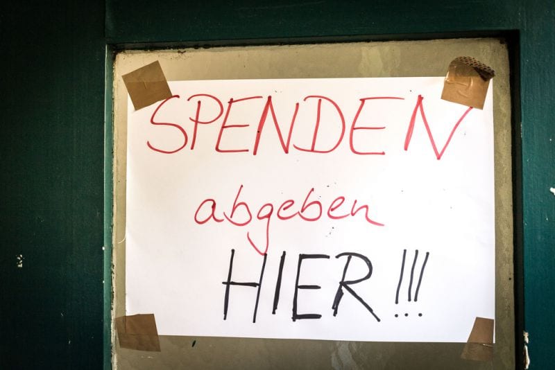 Spenden abgeben