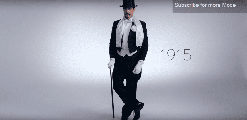 1915 Video Männermode