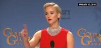 Jennifer Lawrence Golden Globes Phone