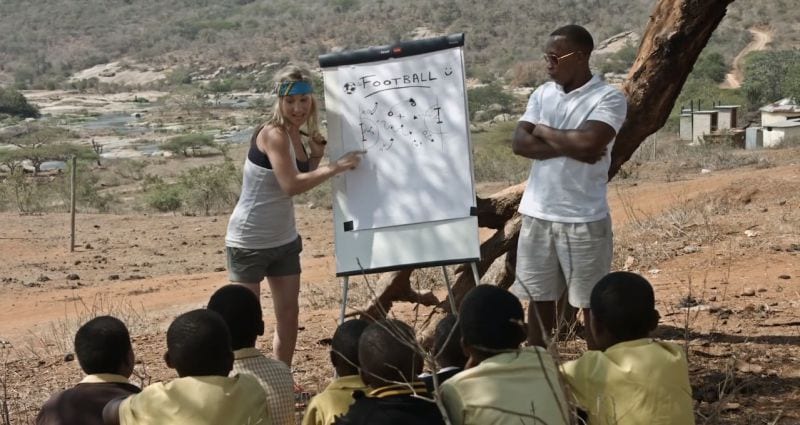 Hilfsprojekt-Tourismus Afrika