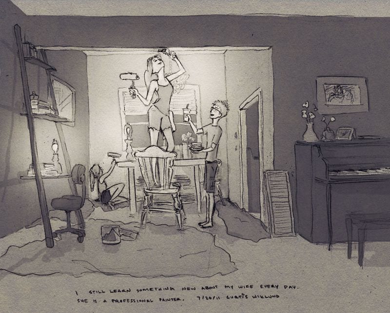 Illustrationen Liebe Alltag