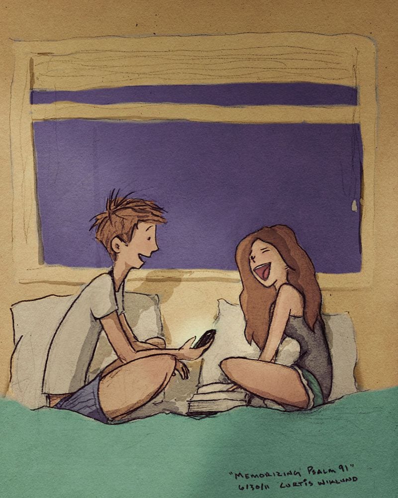 Illustrationen Liebe Alltag