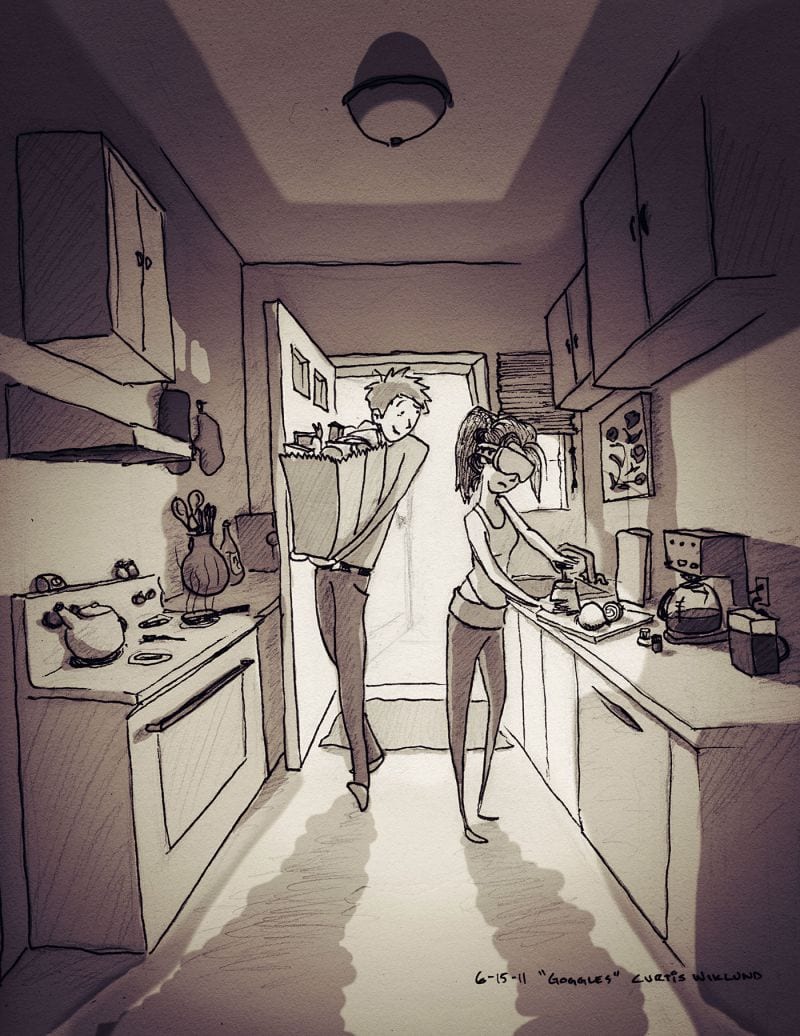 Illustrationen Liebe Alltag