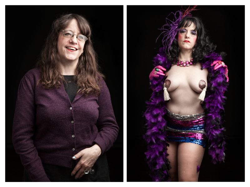 Bilder Burlesque extrovertiert