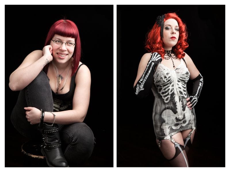 Bilder Burlesque extrovertiert