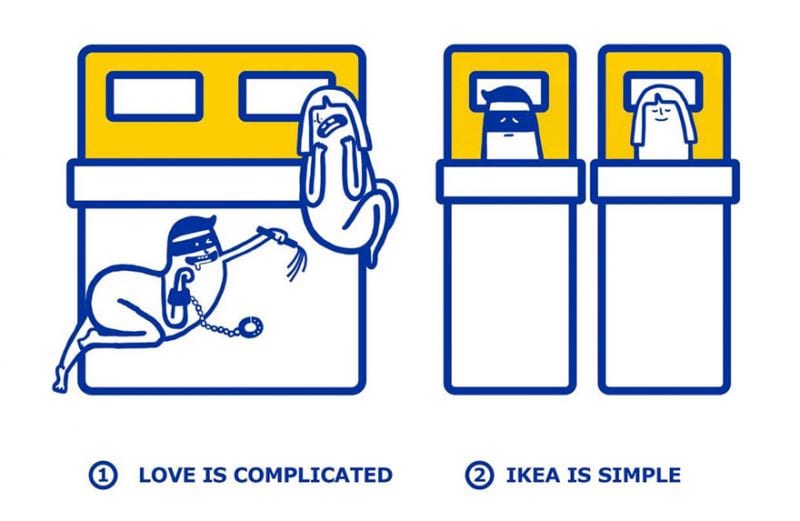 Ikea Liebe