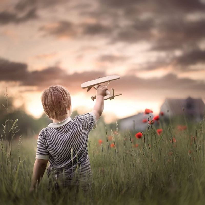 Kindheit magische Fotografie Momente