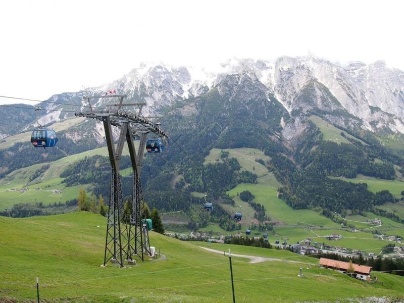 Leogang Alpen Aussicht