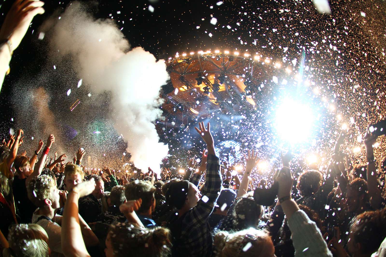 Roskilde Festival Menschenmenge Konzert