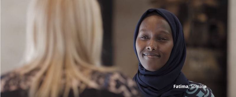 Augenkontakt Flüchtlinge Experiment