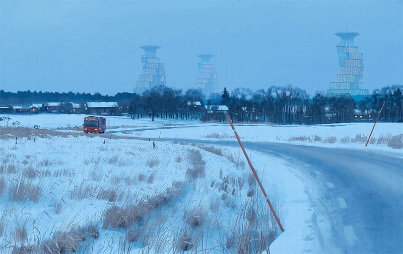 Simon Stalenhag Kunst Technologie Science Fiction