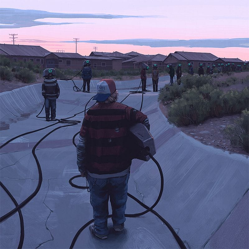 Simon Stalenhag Kunst Technologie Science Fiction