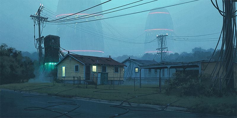 Simon Stalenhag Kunst Technologie Science Fiction