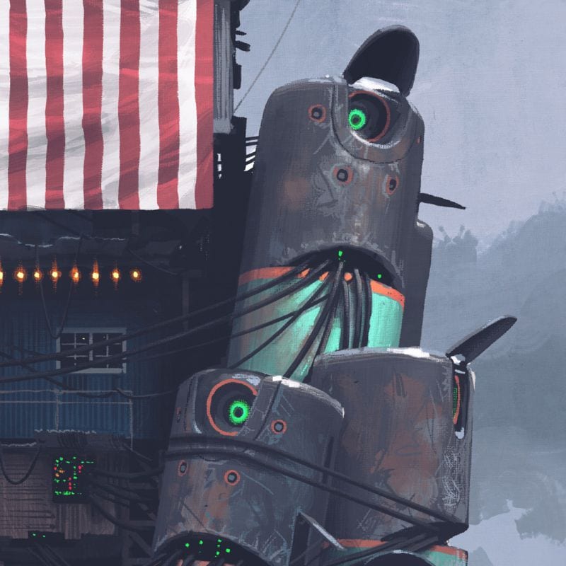 Simon Stalenhag Kunst Technologie Science Fiction