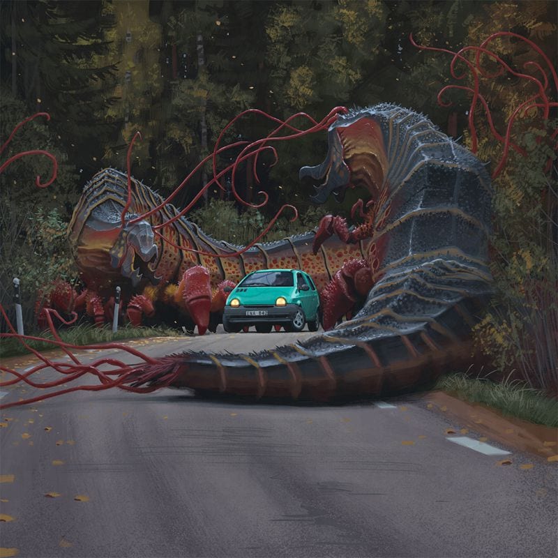 Simon Stalenhag Kunst Technologie Science Fiction