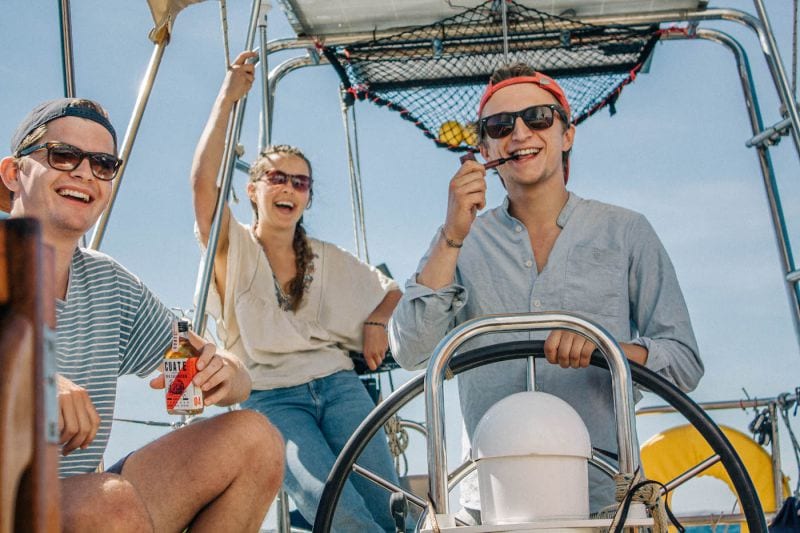 Seasick Sailing Reise Karibik Segeln Yacht Meer