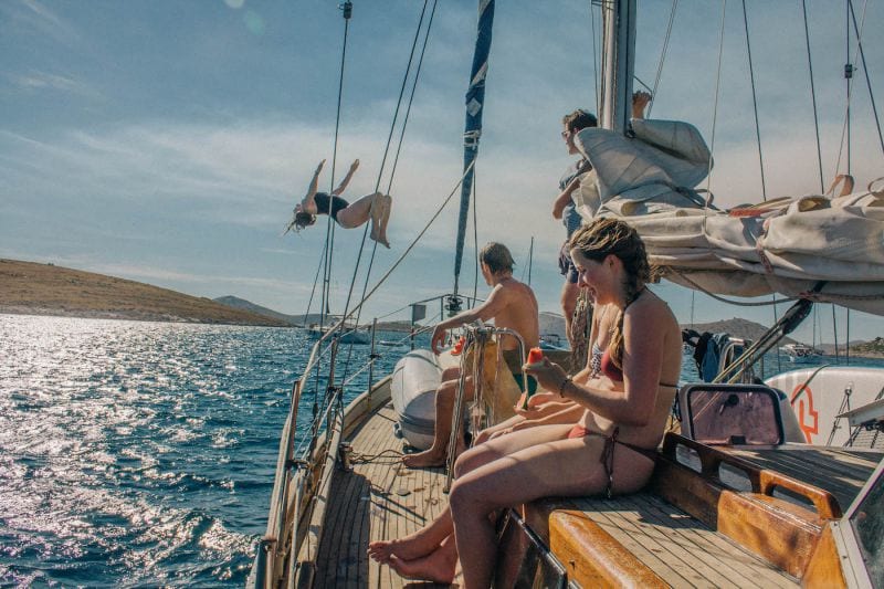 Seasick Sailing Reise Karibik Segeln Yacht Meer