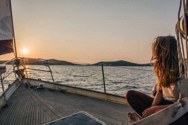 Seasick Sailing Reise Karibik Segeln Yacht Meer