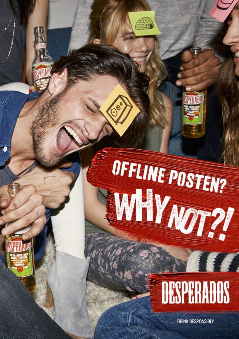 Desperados Kampagne #whynot Offline