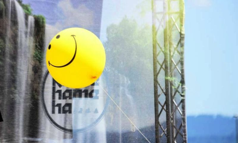 Kamehameha Luftballon Smiley