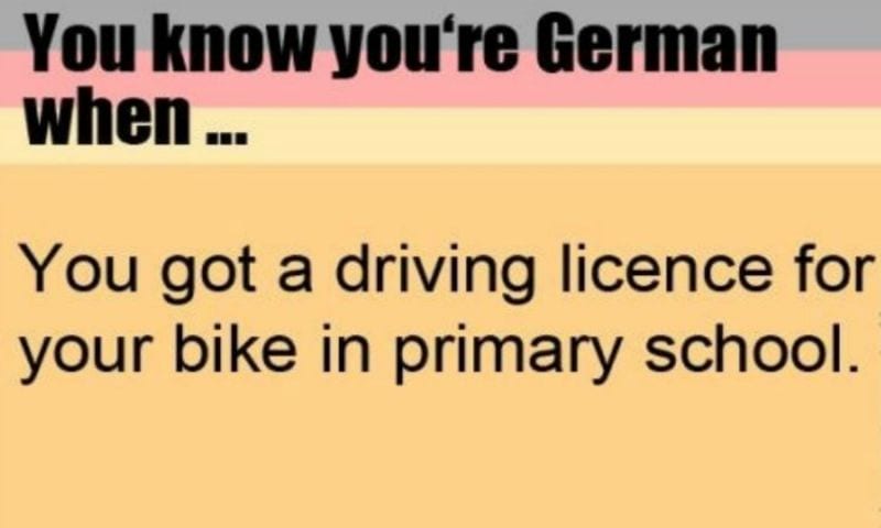 Youre German-Führerschein-Fahrrad