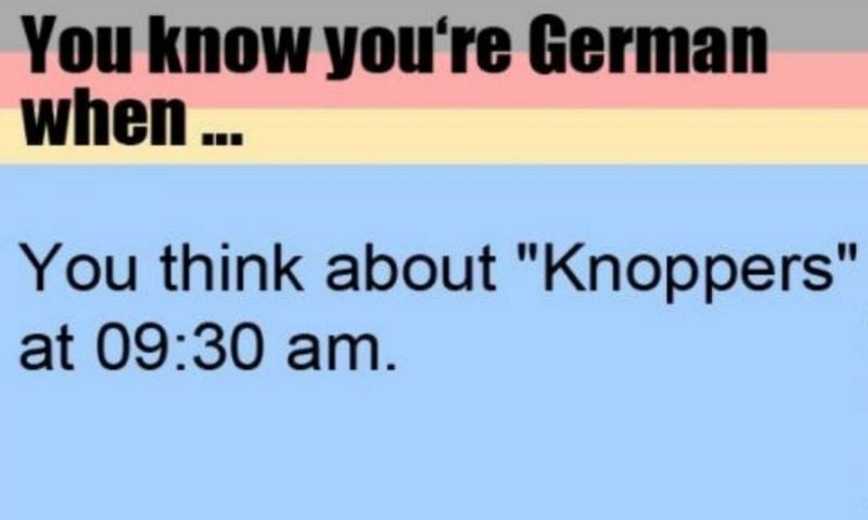You're German-Knoppers