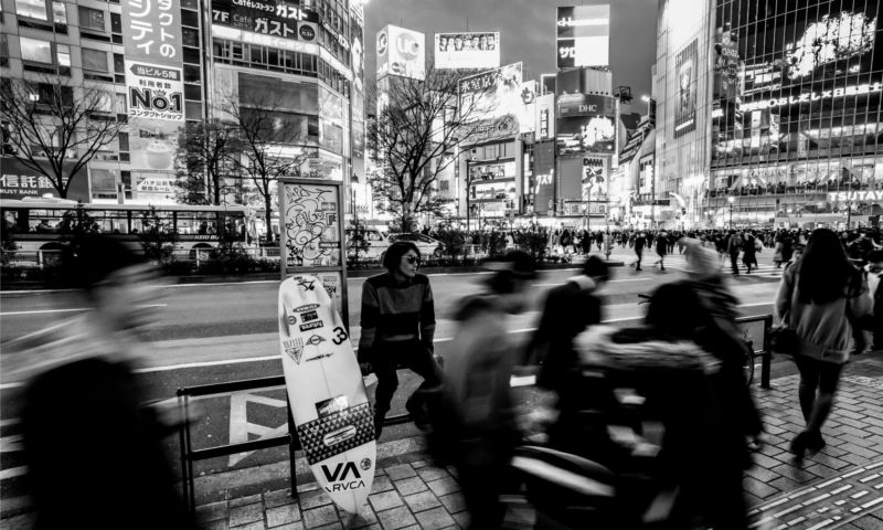 Jet Akira Japan Surfen Menschen Tokio