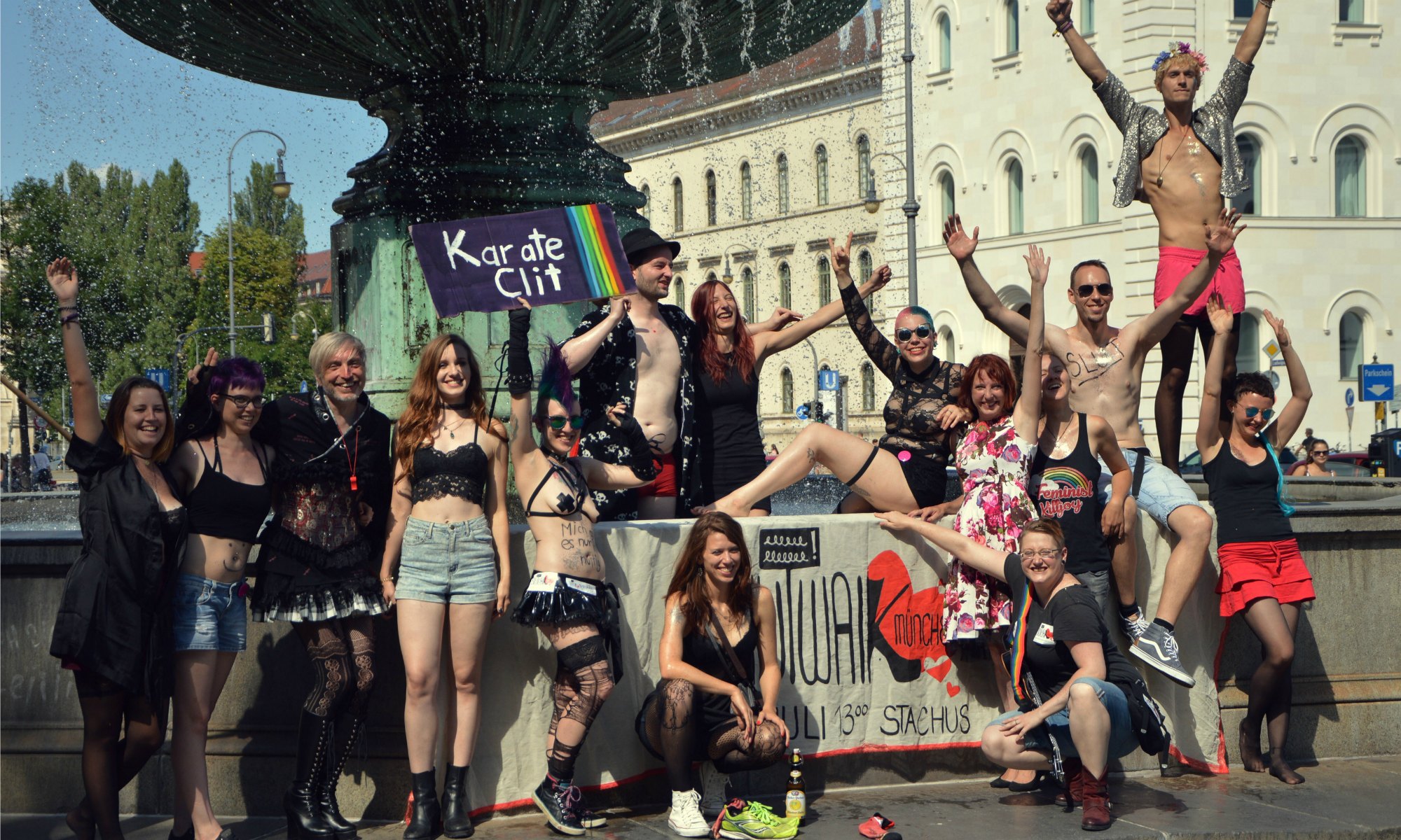 Slutwalk Frauen Männer Feminismus Gleichberechtigung München Marsch Demo Schlampen