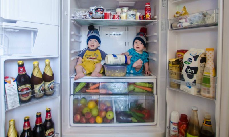 Babys Kühlschrank Lebensmittel