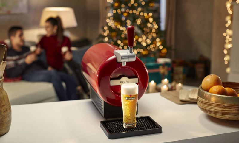 the sub weihnachten heineken bier zapfen zapfanlage männer geschenk christmas feiern fußball vater freund