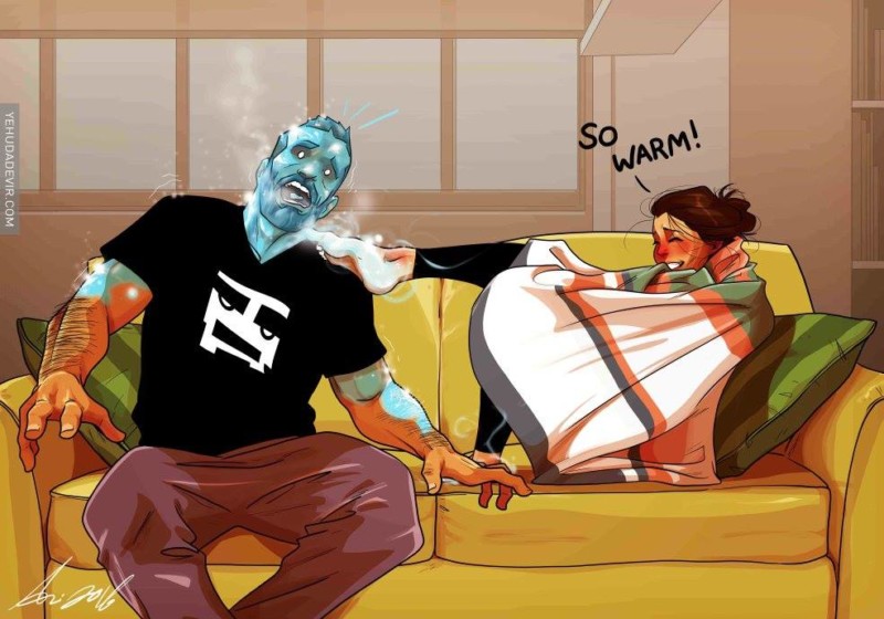 Frieren kalte Füße Decke Couch Erfrieren