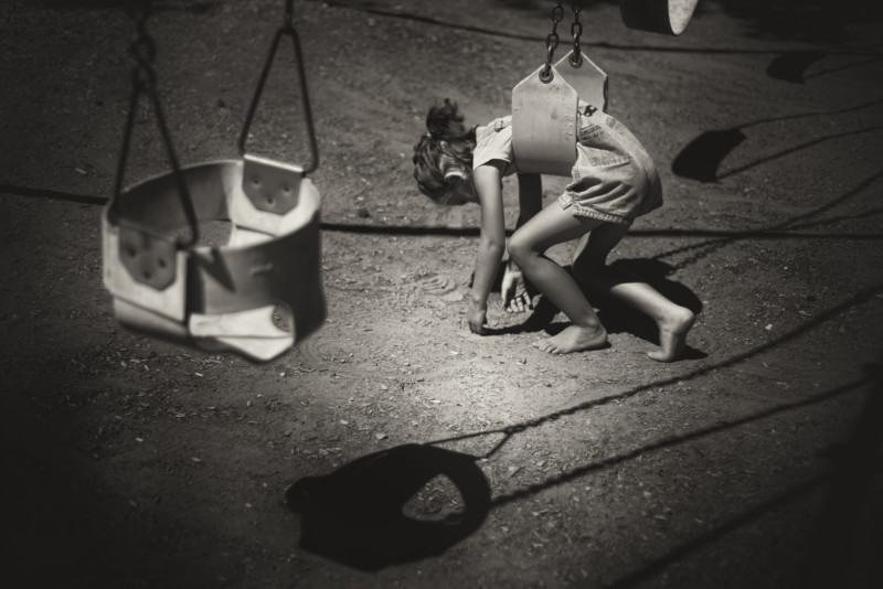 Image Mädchen Schaukel Spielen