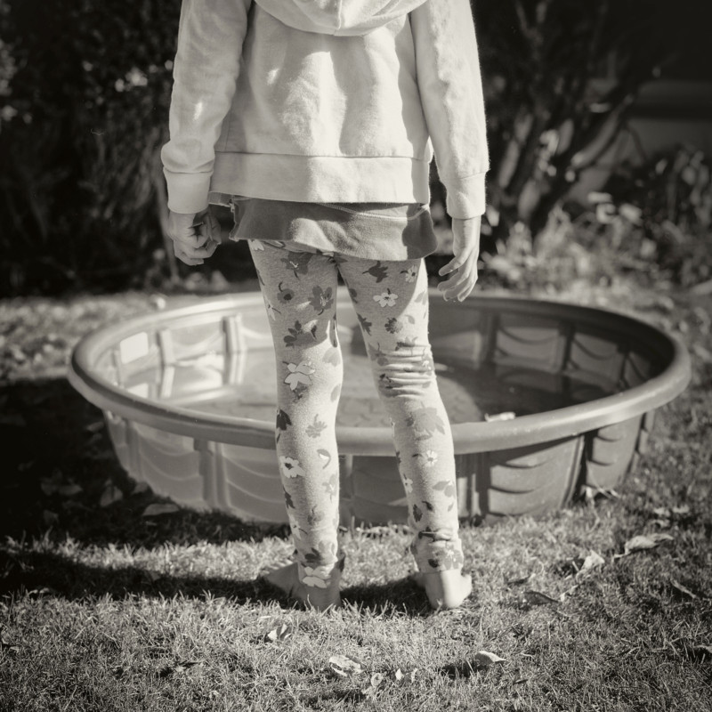 Planschbecken Pool Schwimmen Mädchen Sommer