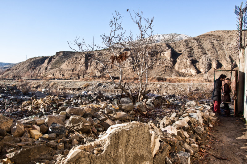 Portrait of couple kissing as a symbol because in Iran is illegal to kiss in public.