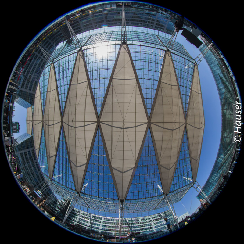 Johannes Hauser Bilder Fotografie Fischauge Europa nach oben künstler die wir lieben